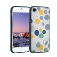thumbnail image 1 of Compatible with iPhone 8 Phone Case, Geometric-Circles-147 Case Men Women, Flexible Silicone Shockproof Case for iPhone 8, 1 of 1
