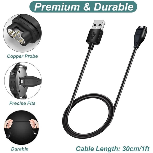 Charger for Garmin Instinct, Instinct 2, Instinct 2S, Instinct 2X