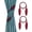 Burgundy, variant on 2PCS-DIY Curtain Tiebacks Clips Creative Variety Shape Twist Curtain Holdbacks European Style Curtain Holders for Living Room Home Window Drapery(Gold)