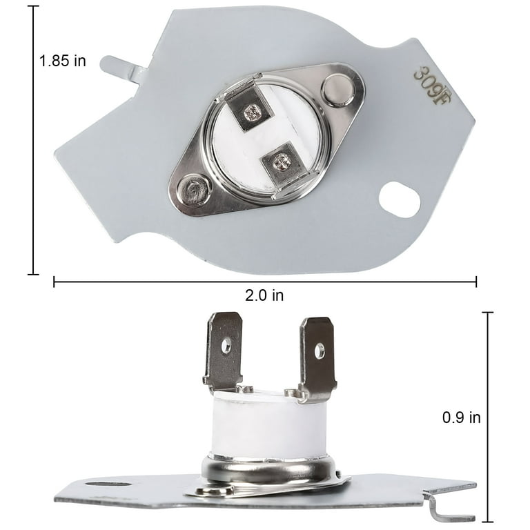 2 Pack 3977393 Dryer Thermal Fuse Replaces Replaces AP3094244 