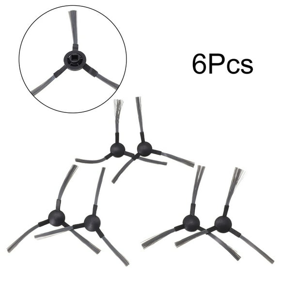 6pcs Side Brushes For MAMNV BR150/BR151/for ZCWA BR150 Vacuum Cleaner Accessory