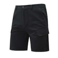 thumbnail image 3 of Up to 65% Off Clearance DDAPJ pyju Mens Twill Cargo Shorts Ripstop Hiking Shorts Lightweight Outdoor Tactical Work Shorts with Multi Pockets Black L, 3 of 9