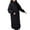 Black, variant on Fartey Winter Long Puffer Coat for Women Full Zip Hooded Padded Coats Loose Casual Solid Color Long Sleeve Jacket Thick Warm Winter Outerwear with Pockets