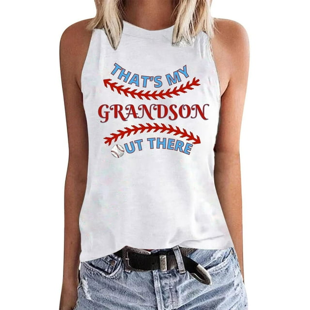 Birdeem Womens Fashion Printed Vest Round-Neck Loose Sleeveless T-Shirt Pullover Tops