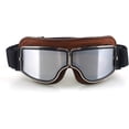 thumbnail image 2 of LILSIS Motorcycle Goggles Vintage Motorcycle Goggles Aviator Pilot Scooter Goggles, 2 of 6