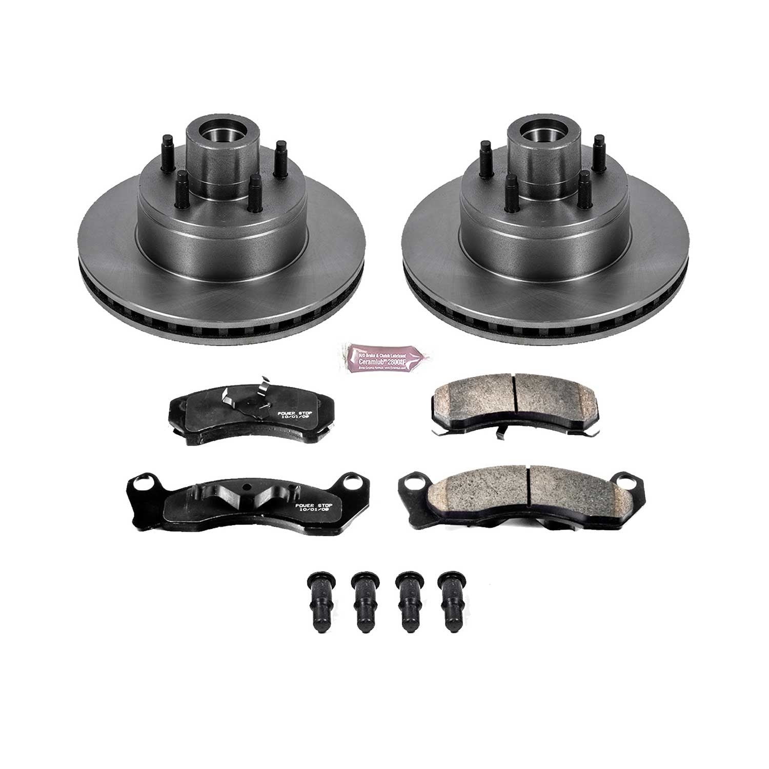 PowerStop Front Stock Replacement Brake Pad and Rotor Kit Fits: FORD MERCURY Select Models KOE7782