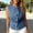 Blue, variant on CYMMPU Women's Denim Button Vest, Asymmetric Sleeveless Top with Single-Breasted Placket, Casual Western & Streetwear Style Sky Blue S
