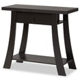 thumbnail image 1 of Bowery Hill Dark Brown Finished Wood 1-Drawer Console Table, 1 of 11