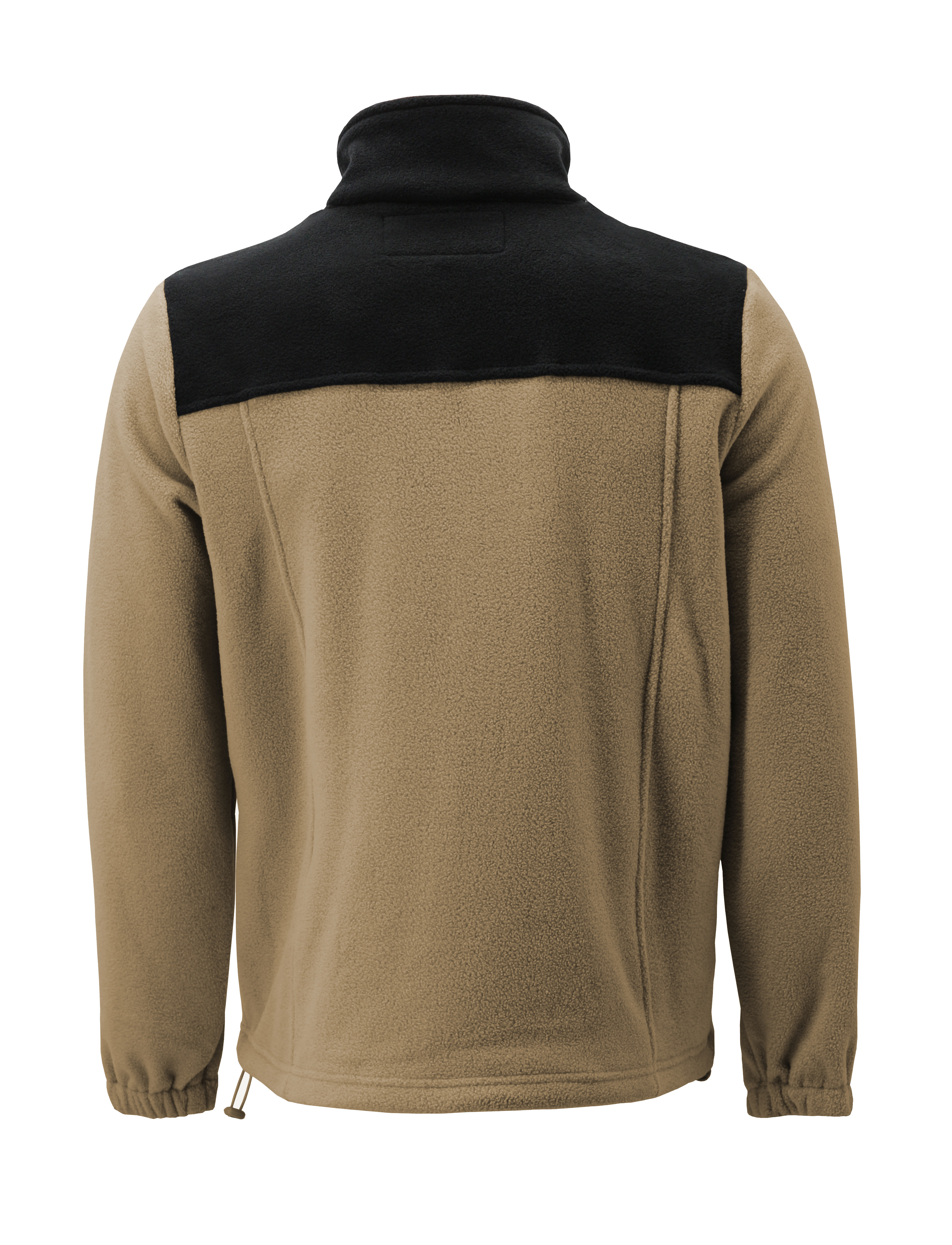 Men's Full Zip-Up Two Tone Solid Warm Polar Fleece Soft Collared Sweater Jacket (XL, LF35 #2) - image 2 of 3