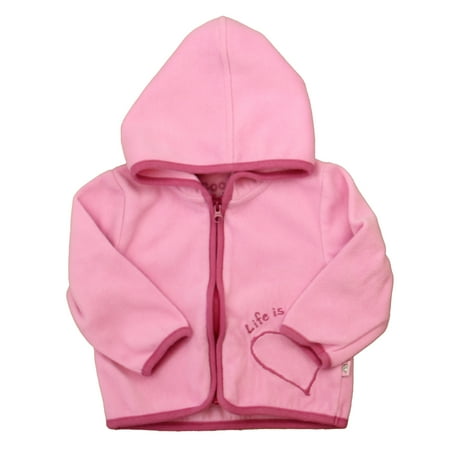 

Pre-owned Life is Good Girls Pink Fleece size: 6-12 Months