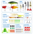thumbnail image 2 of GOANDO Fishing Lures, 78pcs Fishing Gear Included Tackle Box for Bass/Saltwater/Trout/Worms, Fishing Gifts for Men, 2 of 8