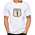 thumbnail image 3 of Men's Vintage US Print Tee, Men Short Sleeve Crew Neck Top Summer Male ClothingEffortless Retro Casual Style., 3 of 8