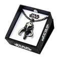 thumbnail image 2 of Star Wars: Mandalorian Mythosaur Skull Symbol Necklace, Stainless Steel Pendant Necklace with Chain, 2 of 4