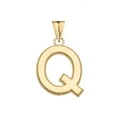 thumbnail image 1 of PERSONALIZED YELLOW GOLD MILGRAIN INITIAL PENDANT NECKLACE :  14K  Pendant with 18" chain, 1 of 1