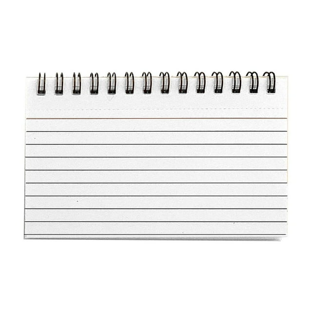 Preplabs Multicolor Ruled Index Cards, Spiral Note Taking Paper, Memo Scratch Pad For Recipe, Greeting Card DIY Paper