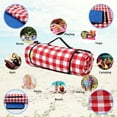 thumbnail image 2 of Three Donkeys Foldable Outdoor Picnic & Beach Blanket - Waterproof, Machine Washable, Extra Large 80" x 80", 2 of 7