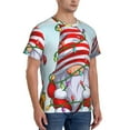 thumbnail image 5 of Rocae Funny Christmas Gnome for Men's Moisture-Wicking Crew Tee - T-Shirt for Sports, Outdoor Activities, and Casual WearMedium, 5 of 9