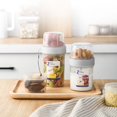 thumbnail image 4 of Double Layers Food Container Multifunctional Transparent Portable Yogurt Cereal To-Go Container for Baby, 4 of 10