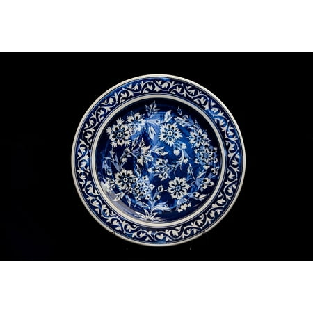- Canvas Print Ceramic Increased Handicrafts Turkey Tile Plate Stretched Canvas 10 x 14