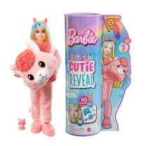 Barbie Cutie Reveal Fantasy Series Fashion Doll with Llama Plush Costume, Mini Pet & Accessories