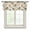 Beige, variant on Rustic Roosters Semi Sheer Valance Curtains Farmhouse Hen Nests Country Beige Voile Valances Curtain Rod Pocket Small Window Treatment for Kitchen Bathroom Cafe 42"x18"