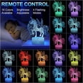 thumbnail image 2 of Luz de noche de unicornio Brillar juguetes para niños bebé, 2 of 5