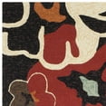 thumbnail image 3 of SAFAVIEH Four Seasons Jessalyn Floral Area Rug, Black/Orange, 5' x 8', 3 of 5