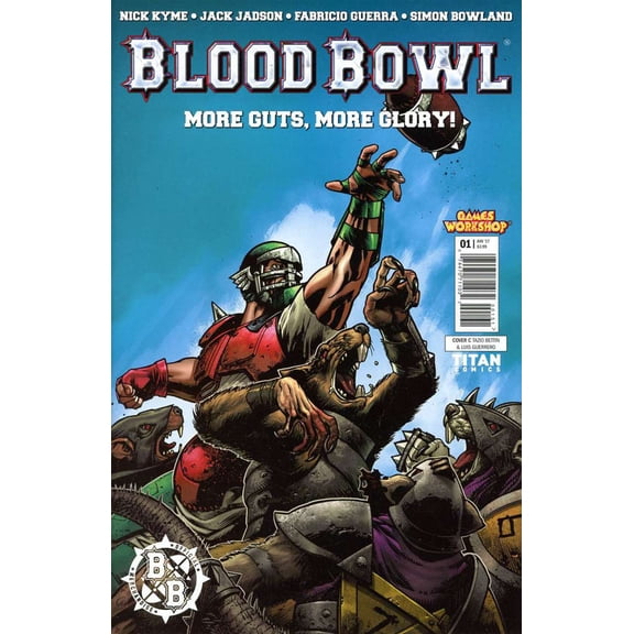 Blood Bowl: More Guts More Glory! #1C VF ; Titan Comic Book