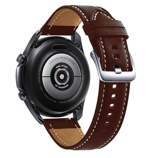 Correa de reloj de cuero de 20mm para Samsung Galaxy Watch 4 5 40mm 44mm/Watch4 Classic 42mm 46mm Original Watch5 Pro 45mm pulsera Tan Jianjun unisex
