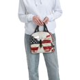 thumbnail image 6 of Honeii American Flag Butterfly Wall Print Lunch Bag Women, Lunch Box Lunch Bag for Women Adult Men, Small Leakproof Cute Lunch Tote Large Capacity Reusable, 6 of 8
