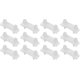 thumbnail image 1 of Paquete de 12 almohadillas de choque de repuesto de casquillo de goma compatibles con exprimidor de 600w, 1 of 5