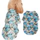 thumbnail image 1 of Camisa para perro Ropa hawaiana para cachorros, chaleco de solapa con estampado de hojas, camiseta tipo polo de verano, ropa para mascotas, ropa para perros (hojas hawaianas), 1 of 6