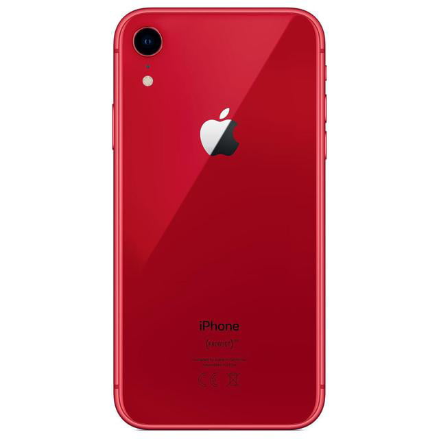 Restored Apple iPhone XR, US Version, 128GB, Red Unlocked (Refurbished)