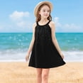 thumbnail image 2 of ShomPort Sleeveless Skirts for Girls Wide Strap Knee Length Tank Sundress Spring Summer Breathable Sequins Dresses, 2 of 8