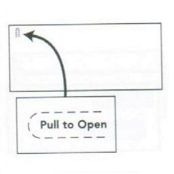 No. 10 Side Seam Regular Envelope with Tear-ific® Tear Strip, 4-1/8" x 9-1/2", White Sulphite 24-lb Vellum Finish (SFI Certified), "Pull to Open" imprint - Box of 500 Envelopes