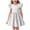 White, variant on SELONE Girls Summer Dress Ruffle Short Sleeve Princess Dress Crew Neck Midi Sundress Easter Egg Bunny Cute Outfits 3-14Y