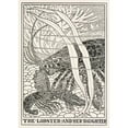 thumbnail image 2 of Percy J. Billinghurst 14x18 Black Ornate Wood Framed Double Matted Museum Art Print Titled - The Rat and the Oyster (1900), 2 of 5
