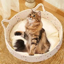 Cat Scratcher Cardboard,2 in 1 Oval Cat Scratch Pad Bowl for Indoor Kitty Grinding Claw,Round Kittens Scratching Board Corrugated Lounge Pet Beds&Furniture Protector for Couch&Carpets&Sofas