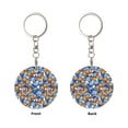 thumbnail image 2 of Naloa Colorful Butterfly1 Print Round Keychain Keychain Key Ring, Key Tag, Key Chain Bulk for Gift Accessories (Round), 2 of 7