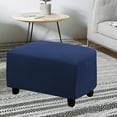 thumbnail image 4 of jifeng Stretchable Ottoman Cover Furniture Protector Machine Washable Soft Thick L Dark L Dark Blue, 4 of 8
