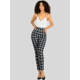 thumbnail image 2 of Leggings Elegantes Jegging Mujer a Cuadros Stretch Looks Formal y Casual Mayón Mallones, 2 of 5