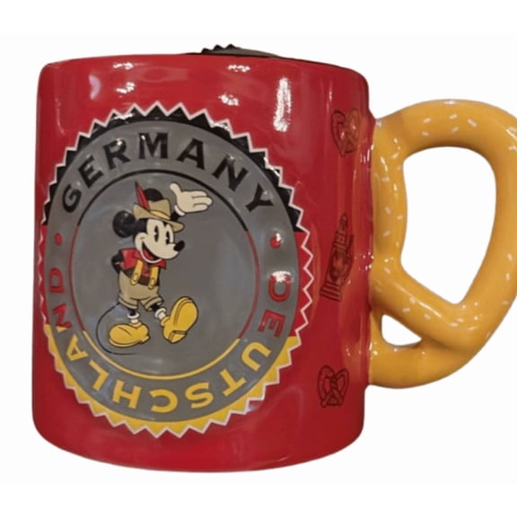 Disney Parks Epcot World Mickey Germany Deutschland Coffee Mug New With Tag