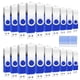 thumbnail image 1 of Unidad flash EASTBULL USB 2.0 de 4 GB, metal a granel, paquete de 20 unidades, azul, 1 of 8