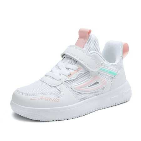 

Lopsie Girls Breathable Knit Athletic Running Sneakers