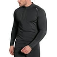 thumbnail image 4 of BROKIG Mens Lightweight Muscle Gym Workout Sweatshirts Running Athletic Hoodies Long Sleeve Shirts with Pockets(Medium,Black+Dark Gray), 4 of 7