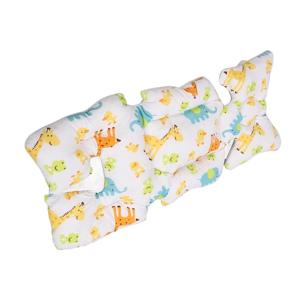 Cushion De Inserto De Asiento Infantil, Cushion De Soporte De Asiento De Silla De Algodón, Cushion De Cochecitos Del Cuerpo De La Cabeza, Inserto De Asiento Para El Automóvil