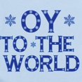 thumbnail image 2 of CafePress - OY To The World Body Suit - Baby Light Bodysuit, Size Newborn - 24 Months, 2 of 4