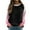 Pink, variant on Vedolay Womens Fall Clothing Casual Star Printed Sweatshirt Crewneck Shirts Pink,2XL
