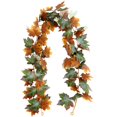thumbnail image 1 of Autumn Wreaths For Table Decorations Artificial Maple Leaves Life-like Leaves, 1 of 7