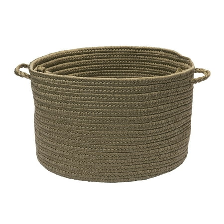 

Colonial Mills 14 Sherwood Brown Handmade Braided Basket